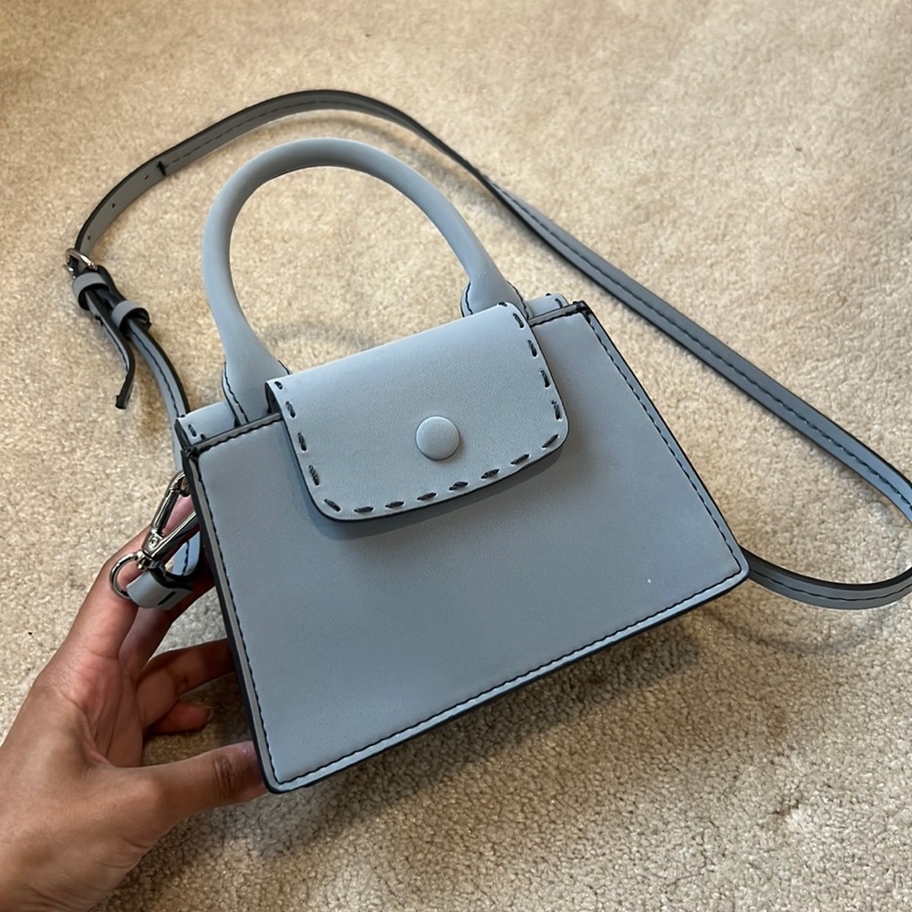 Zara blue mini bag